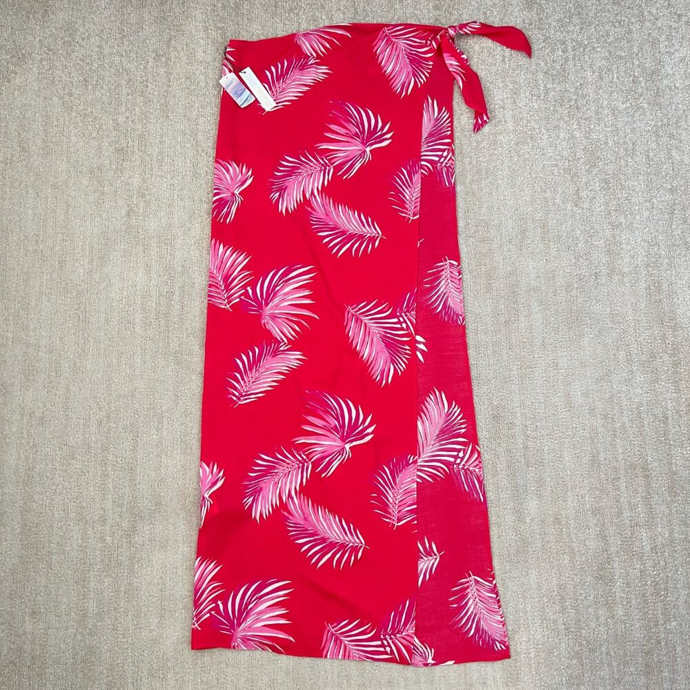 NWT Forever 21 Tropical Palm Print Swim Coverup S